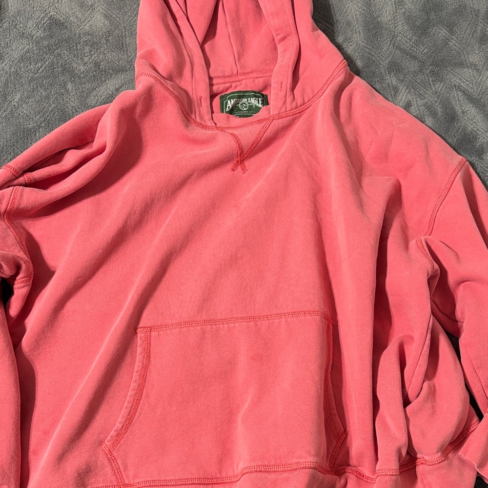 American Eagle Outfitters Pink Hoodie Sweater